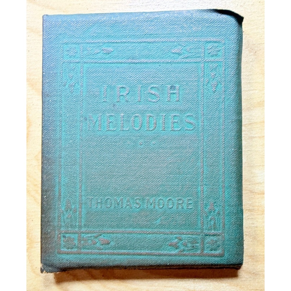 Antique Irish Melodies Sir Thomas Moore Little Leather Library Miniature Book